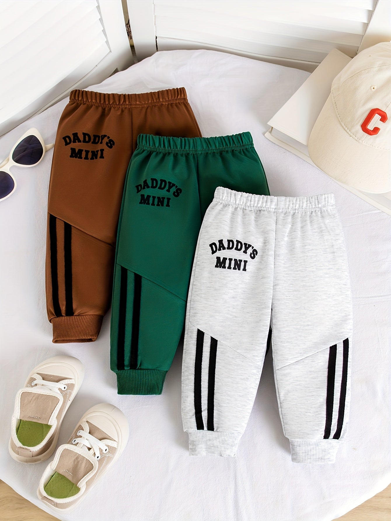BHCHNTIY Brooklyn Themed Baby Joggers 3 Piece Set Casual