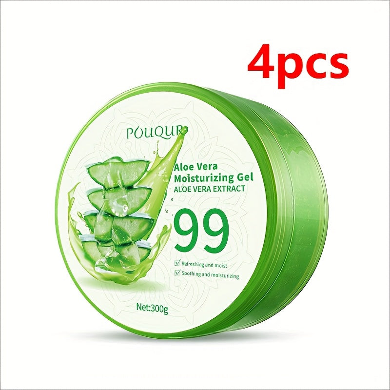 Buy 1 Get 1 Free; Buy 2 Get 2 Free; Aloe Vera Moisturizing Gel 300g, Aloe Vera Moisturizing Gel, Facial Cream For Men And Women, Moisturizing Cream, New And Old Packaging Random Hair