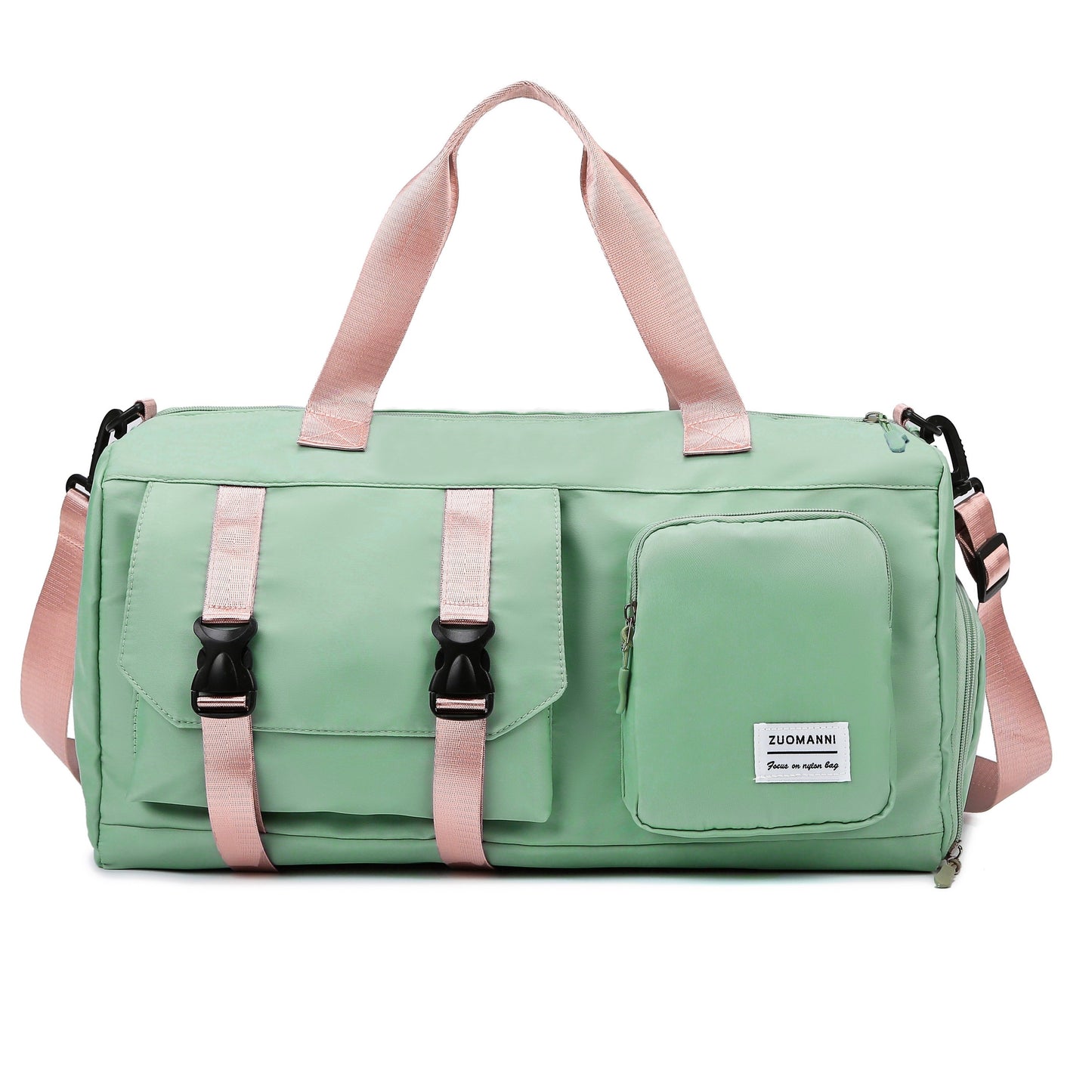 Women's Crossbody Bag, Outdoor Sports Fitness Bag, Weekend Luggage Bag, Yoga Bag, Multi-Pocket Short Trip Handbag