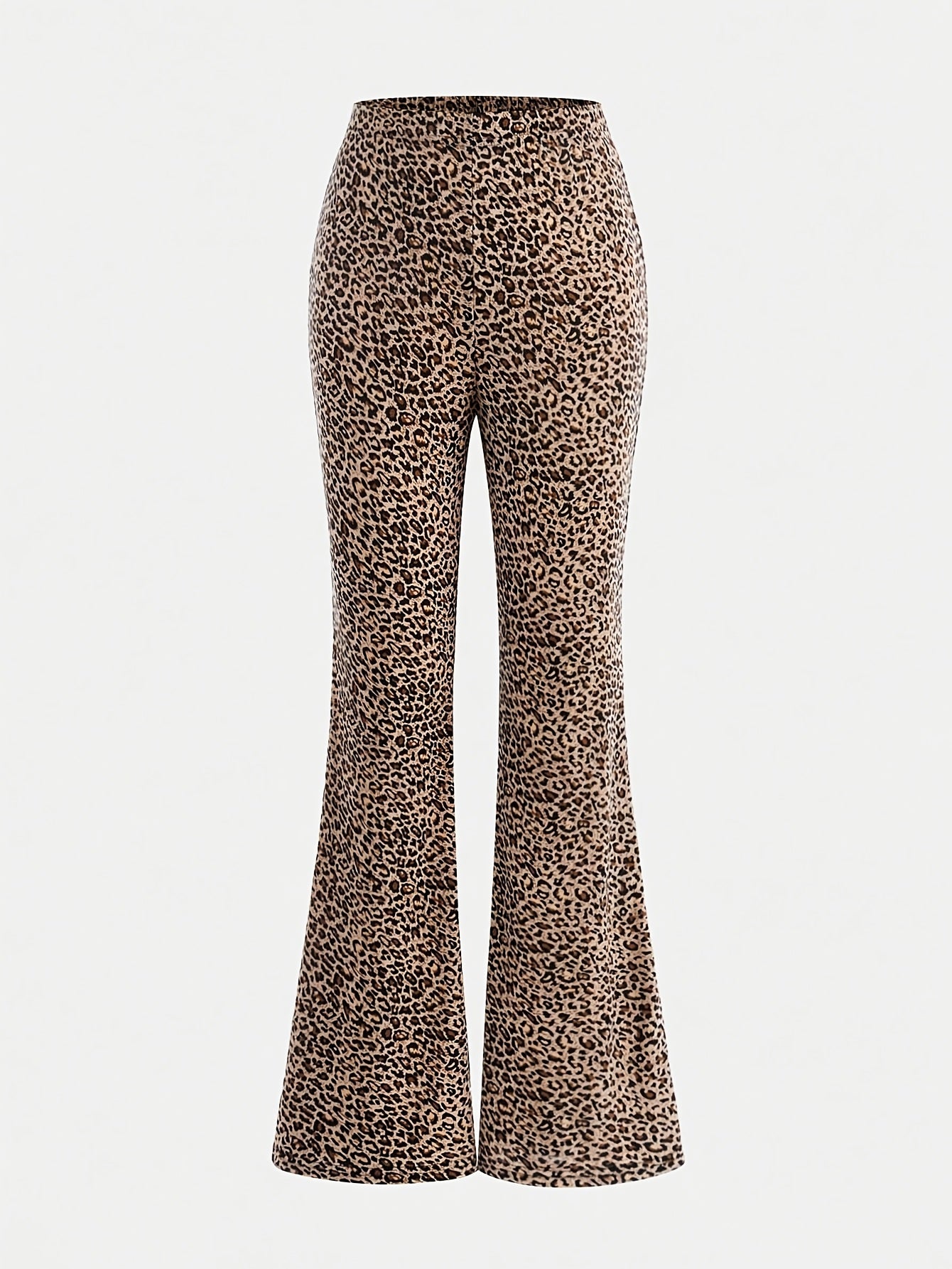 Frenchy Leopard Print Girls Long Sleeve Top And Pants Set