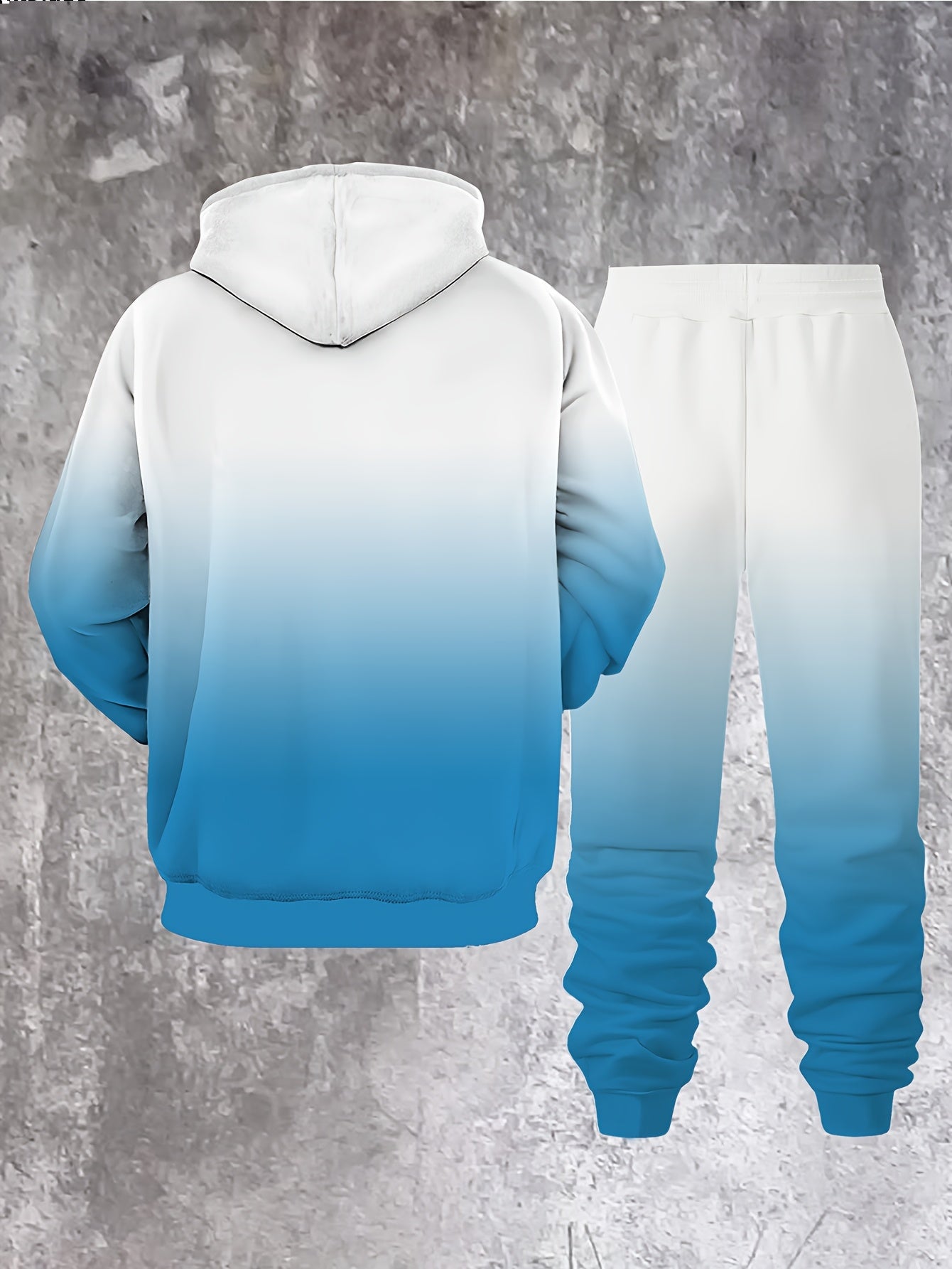 Mens Hooded Streetwear Sweatshirt Set For Weekend Casual