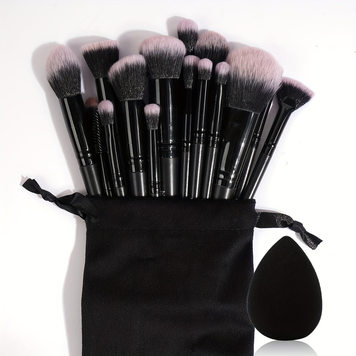 MAANGE 20 Piece Professional Makeup Brush Set With Flannel Bag