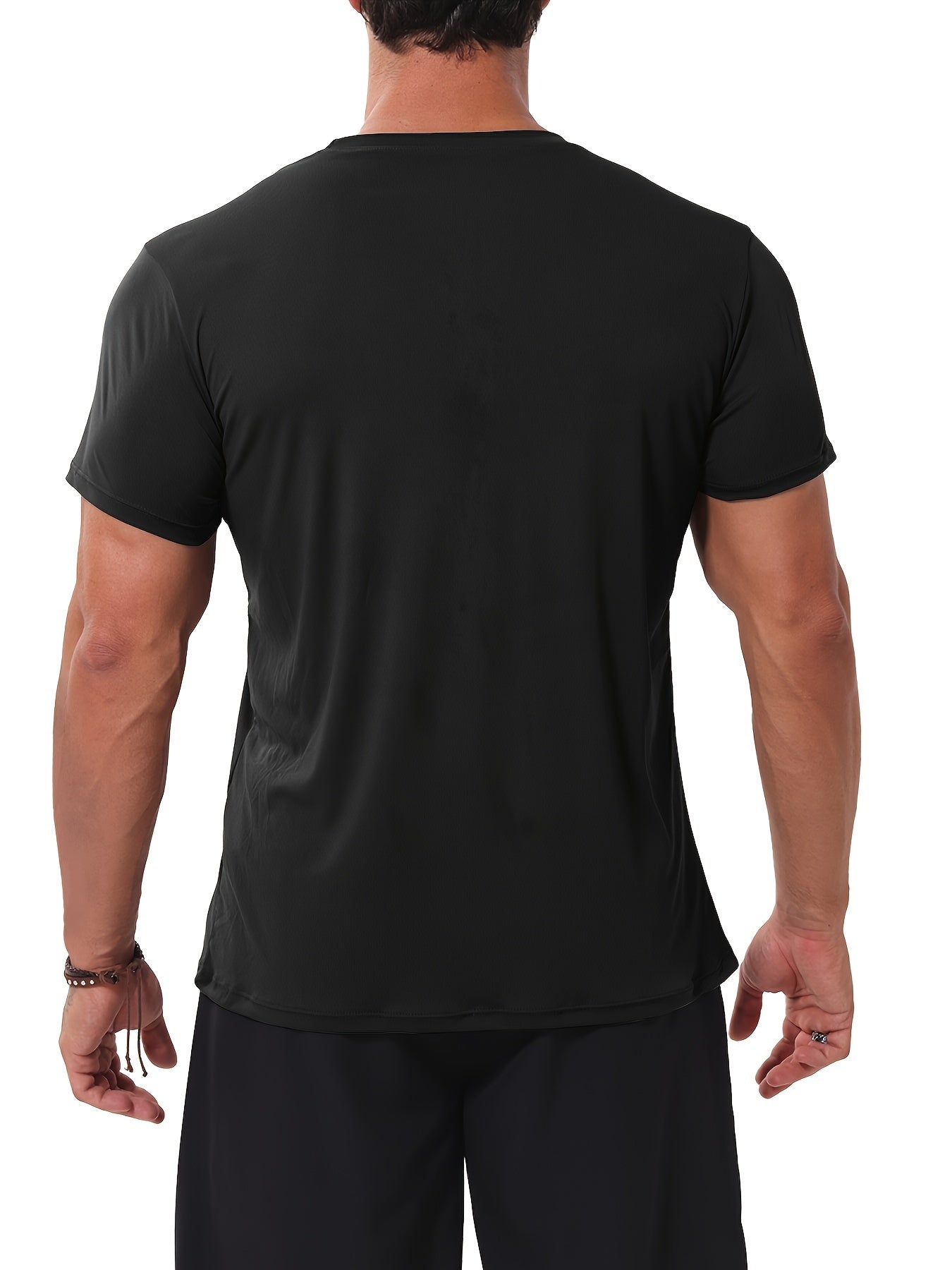 TELALEO Workout Shirts For Men Short Sleeve Quick Dry Tee