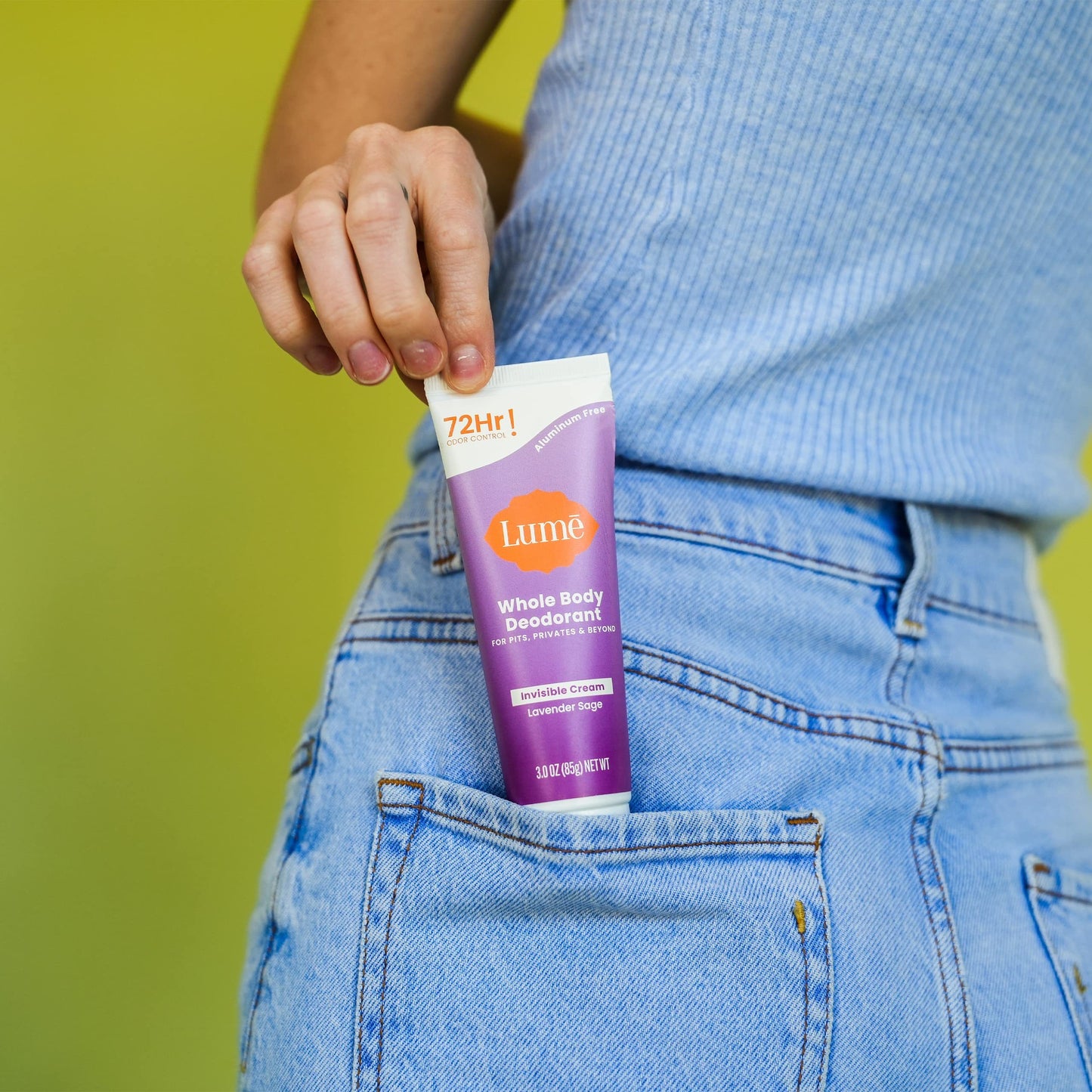 Lume Whole Body Deodorant Invisible Cream Odor Control