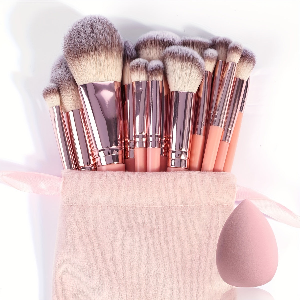 MAANGE 20 Piece Professional Makeup Brush Set With Flannel Bag