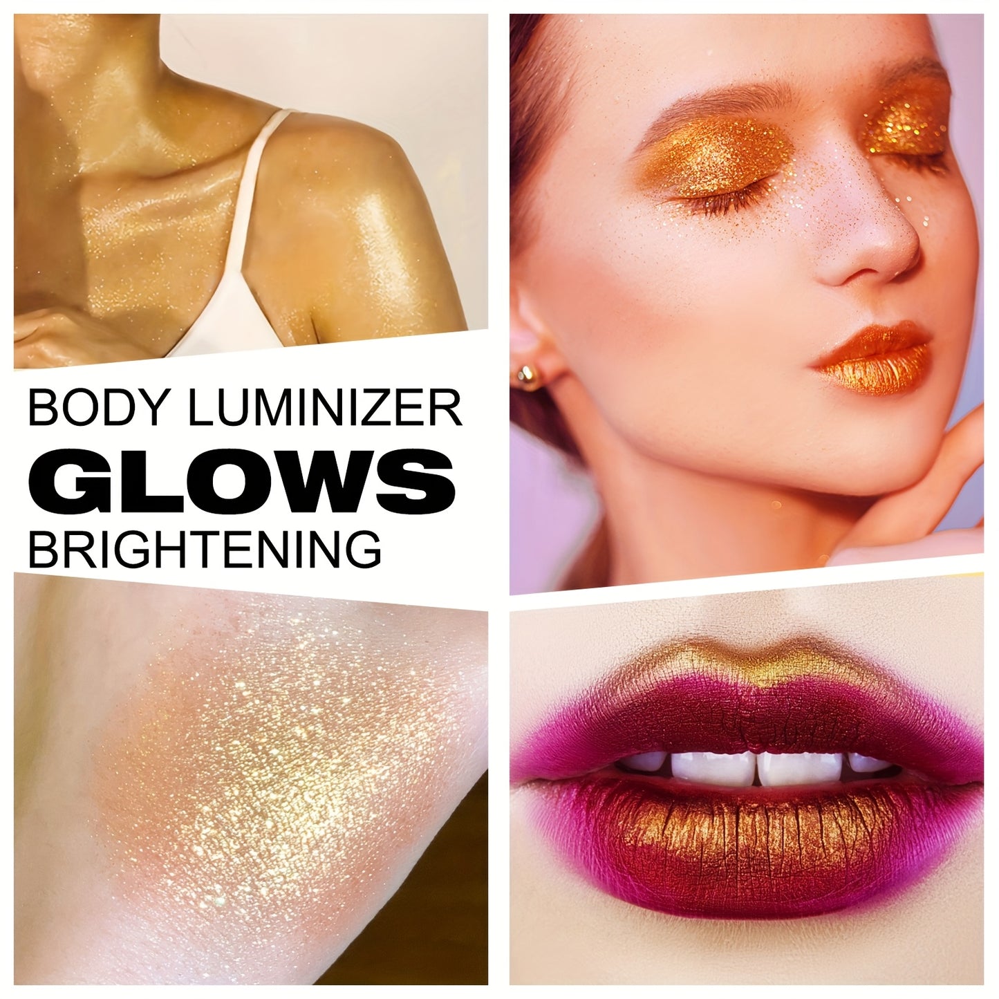 Elbbub Body Glitter Oil Shine For All Skin Tones Radiance