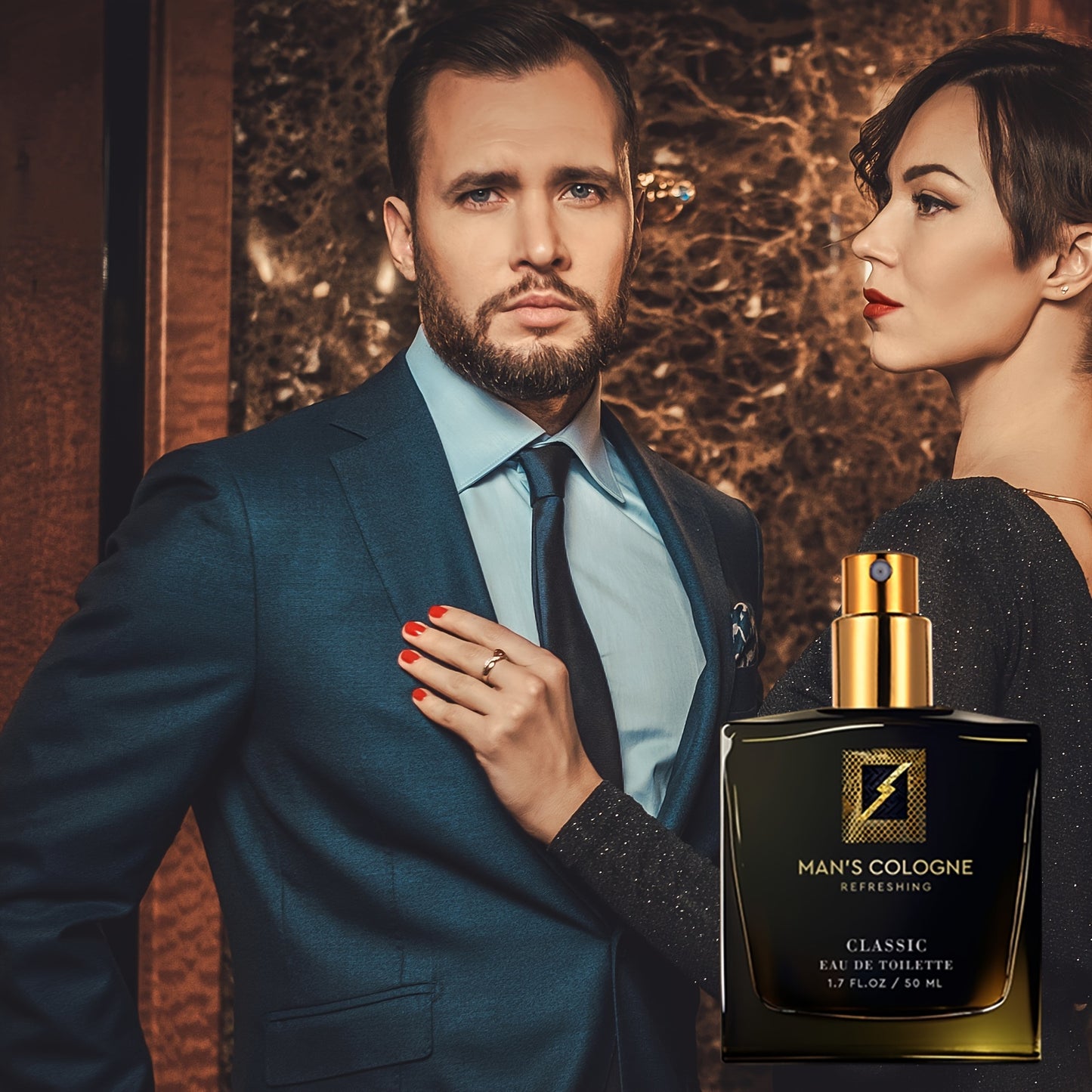 Pheromone Cologne For Men, Premium Perfume To Attract Women, Natual & Long-Lasting Fresh Scents, Enhancement Glamour