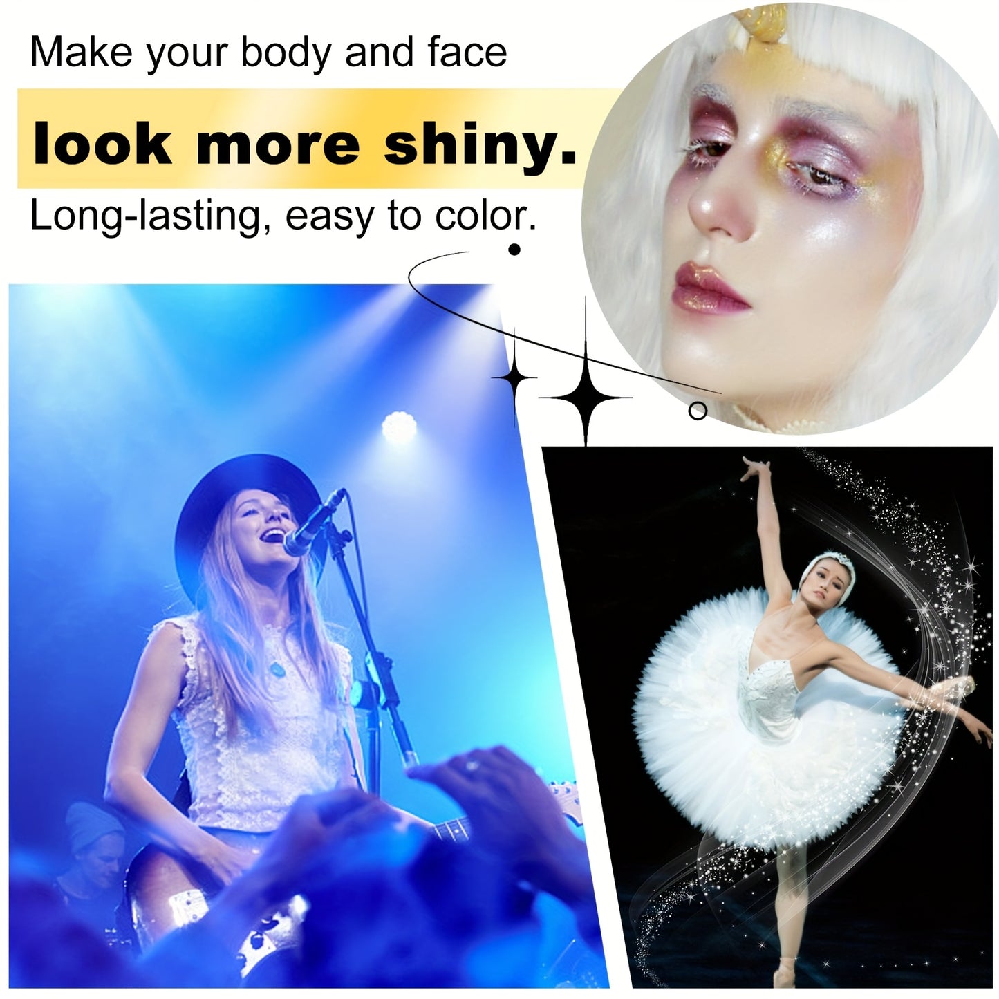 Elbbub Body Glitter Oil Shine For All Skin Tones Radiance